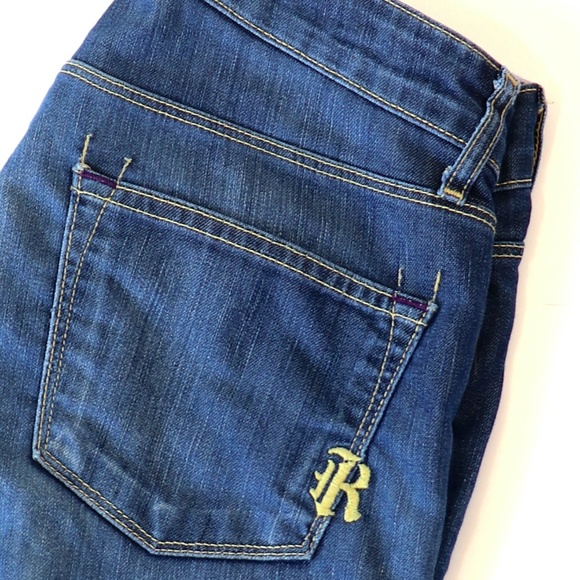 Low-rise straight leg R&S "Sleek" style jeans - Picture 6 of 13